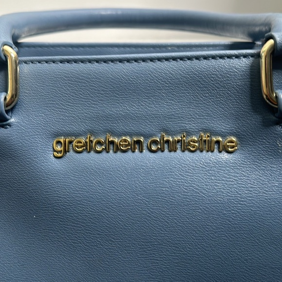 Gertchen Christine leather blue top handle cross body bag - Picture 6 of 11